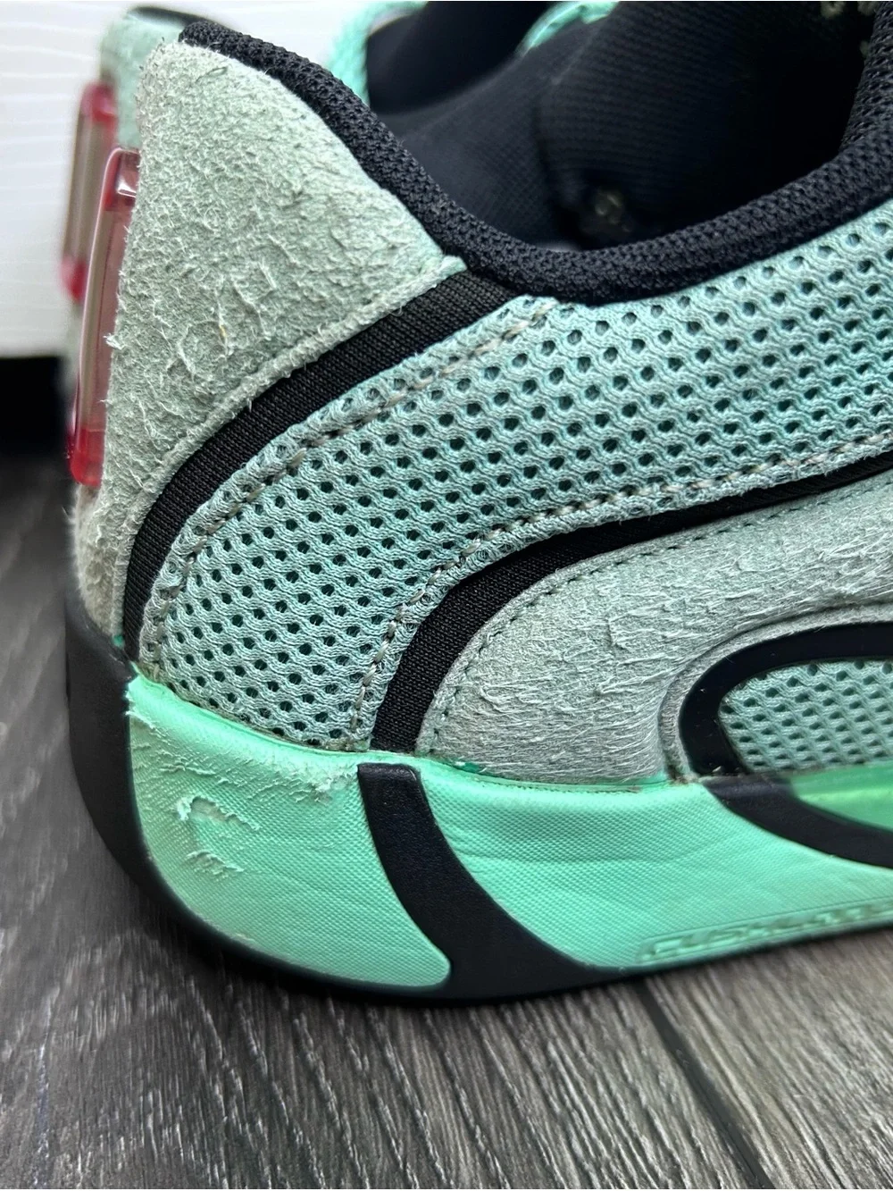 Jordan Tatum 4 Green Glow US 7.5 Basketball Sneakers